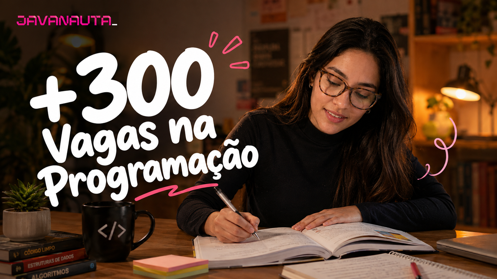 Mais de 300 vagas para quem quer começar na programação